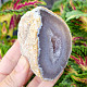 Gray agate geode with hollow 270g (Brazil)