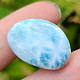 Larimar polished stone Dominican Republic 6.7g