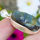 Raw labradorite pendant silver Ag 925/1000 9.5g