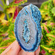 Agate geode turquoise 120g from Brazil