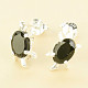 Black onyx turtle earrings Ag 925/1000