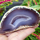 Gray agate geode with hollow 179g (Brazil)