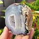 Geode gray agate with Brazil hollow 207g