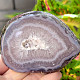 Geode gray agate with hollow Brazil 239g