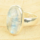 Moonstone silver ring Ag 925/1000 10.4g (size 65)