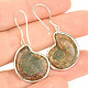 Ammonite earrings Ag 925/1000 5.7g