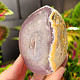 Geode gray agate with hollow Brazil 227g