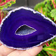 Agate geode with cavity dyed purple 179g from Brazil