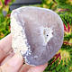 Gray agate geode with hollow 244g (Brazil)