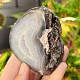 Geode gray agate with a hollow Brazil 210g