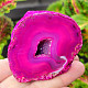 Agate pink dyed geode with cavity 148g from Brazil