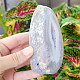 Agate gray geode with a hollow 293g from Brazil