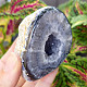 Gray agate geode with hollow 194g (Brazil)