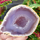 Agate gray geode with a hollow 169g from Brazil