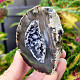 Agate gray geode with a hollow 154g from Brazil