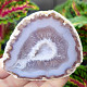 Agate gray geode with a hollow 178g from Brazil