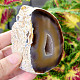 Brown agate geode with hollow 292g (Brazil)