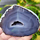 Agate gray geode with a hollow 179g from Brazil