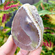 Gray agate geode with hollow 137g (Brazil)