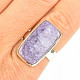 Charm ring rectangle Ag 925/1000 (size 57) 7.7g