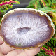 Brown agate geode with hollow 223g (Brazil)