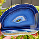 Agate polished slice with cavity from Brazil 119g