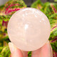 Rose quartz smooth ball Ø 59mm from Madagascar (288g)