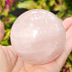 Rose quartz smooth ball Ø 61mm from Madagascar (316g)