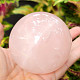 Rose quartz smooth ball Ø 67mm from Madagascar (457g)