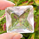 Crystal extra quality facet cut square 28.5g