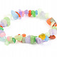 Multicolor bracelet chopped shapes