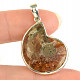 Ammonite pendant Ag 925/1000 5.1g