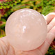 Rose quartz smooth ball Ø 59mm from Madagascar (288g)