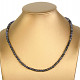 Iolite necklace facet cut Ag 925/1000 approx. 47cm