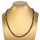 Iolite necklace facet cut Ag 925/1000 approx. 52cm