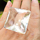 Crystal extra quality facet cut square 28.5g