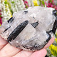 Black tourmaline in natural crystal (Brazil) 164g