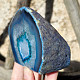 Geode agate natural with cavity Brazil 529g