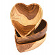 Heart wood bowl 16 - 17 cm