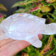 Crystal turtle figurine hand cut 228g