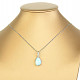 Pendant with larimar Ag 925/1000