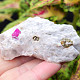 Ruby and pyrite crystal in mother rock 109g India