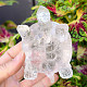 Crystal turtle figurine hand cut 228g