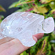 Crystal turtle figurine hand cut 174g