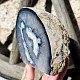 Geode natural agate with cavity Brazil 996g