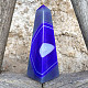 Purple agate obelisk 332g (Brazil)