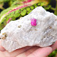 Ruby and pyrite crystal in mother rock 109g India