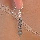 Labradorite beads earrings Ag bail 6 mm