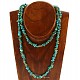 Turquoise necklace 90 cm choice