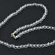 Crystal necklace beads 6 mm 47 cm